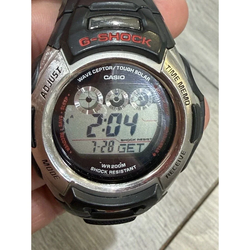 Casio G-Shock GW-300A Tough Solar Wave Ceptor Atomic 46mm Black Digital Watch